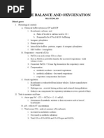 Acid-Base Balance and Oxygenation: Blood Gases