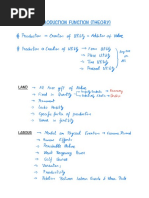 Production Function (Theory)