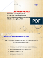 PTM 7 Kewarganegaraan