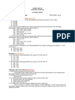 Exercises in Nucleic Acids