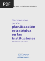 Planificacion Estrategica Institucional