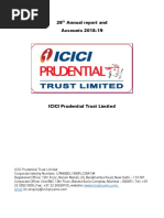 26th Annual Report - Fy2019 - Icici Prudential Trust Limited