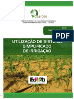 Utilizacao de Sistema Simplificado de Irrigacao Cartilha