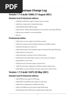 Metashape Changelog 1 7 4