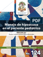 GPC BE No 124 Manejo de Hipoacusia en El Paciente Pediatrico IGSS