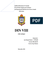 DIN VIII 2do Trabajo