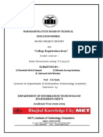 DSU Microproject 3rd SEM