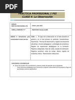 La Observacion. PPD I Pei 2022. Prof. Rosana Castillo