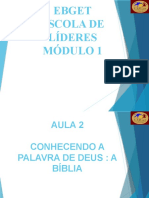 AULA 2 - Conhecendo A Palavra de Deus