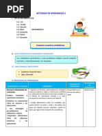 D2 A1 SESION Creamos Nuestros Problemas