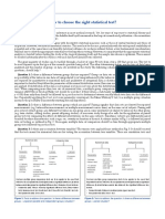 How To Choose The Right Statistical Test?