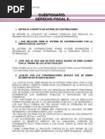 Cuestionario Derecho Fiscal Ii.