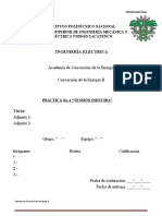 Practica 4 Converión de La Energía Esime Ipn