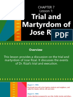 Trial and Martyrdom of Jose Rizal