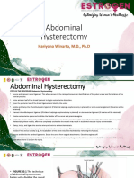 Abdominal Hysterectomy