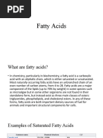 Fatty Acids