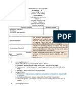 Detailed Lesson Plan Short Story G3