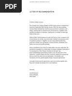 Graphic Designer Recommendation Letter