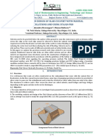 Analysis and Design of Slab Culvert With Manual