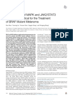 Dual Inhibition of Mapk and Jak2 Stat 3 Pathways Is Critical For The Treatment of Braf Mutant Melanoma