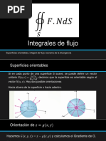 Integrales de Flujo