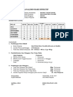 Analisis Hari Efektif (Alokasi WKT)