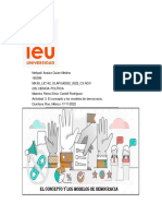 Actividad 3. El Concepto y Los Modelos de Democracia