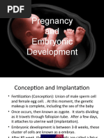 Pregnancy and Embyonic Development