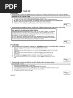 Unit 3 Short Test 2B