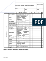 FORM. 08 V01 - Check-List de Inspeção Final (Áreas Comuns)