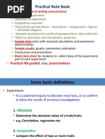 Layout of Exp. & Experimental Designs