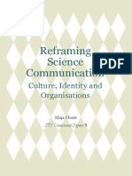 Horst 2015 Reframing Science Communication