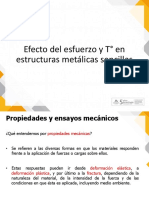 6 - Efecto Del Esfuerzo y T° en Estructuras Metálicas Sencillas