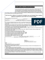 2305 - SC ST Caste Certificate Format