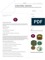 Primeros Auxilios - Basico - Especialidades Desarrolladas - Tarjeta Guia