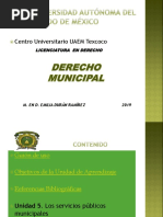 Los Servicios Públicos Municipales