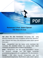 Pertemuan 3 Prak. Sistem Operasi Hak Akses Di Linux