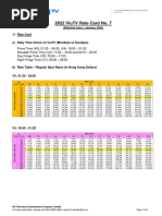 Viutv-Regular Spot Rate Card