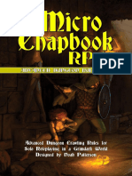 Micro Chapbook - Advanced Dungeons Rulebook