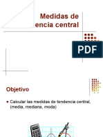 Medidas de Tendencia Central y de Dispersion