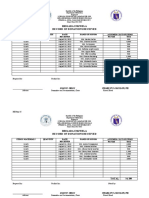 Brigada Eskwela Record of Donations Received