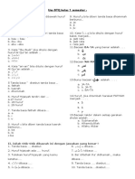 Uas BTQ Kelas 1 Semester 1