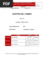 Procedimiento Gestion Del Cambio.