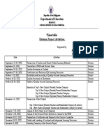 Timetable Division Project