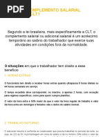 O Que É o Complemento Salarial Segundo A CLT