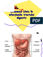 Examenul Clinic În Afecţiunile Tractului Digestiv