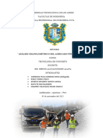 Informe de Analisis Granulometrico de Agregado Fino y Grueso