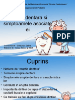 Erupția Dentară Și Simptoamele Asociate Ei