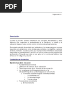 ECP Epistemología de La Educación, Estado y Educación, Corrientes Educativas Modernas