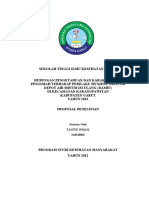 Proposal Penelitian Taufik Ismail SKM., M.Keb